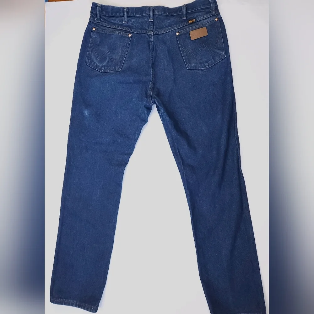 Wrangler Jeans 13MWZ Dark Wash Retro Cowboy Cut Jeans Mens Size 38x35